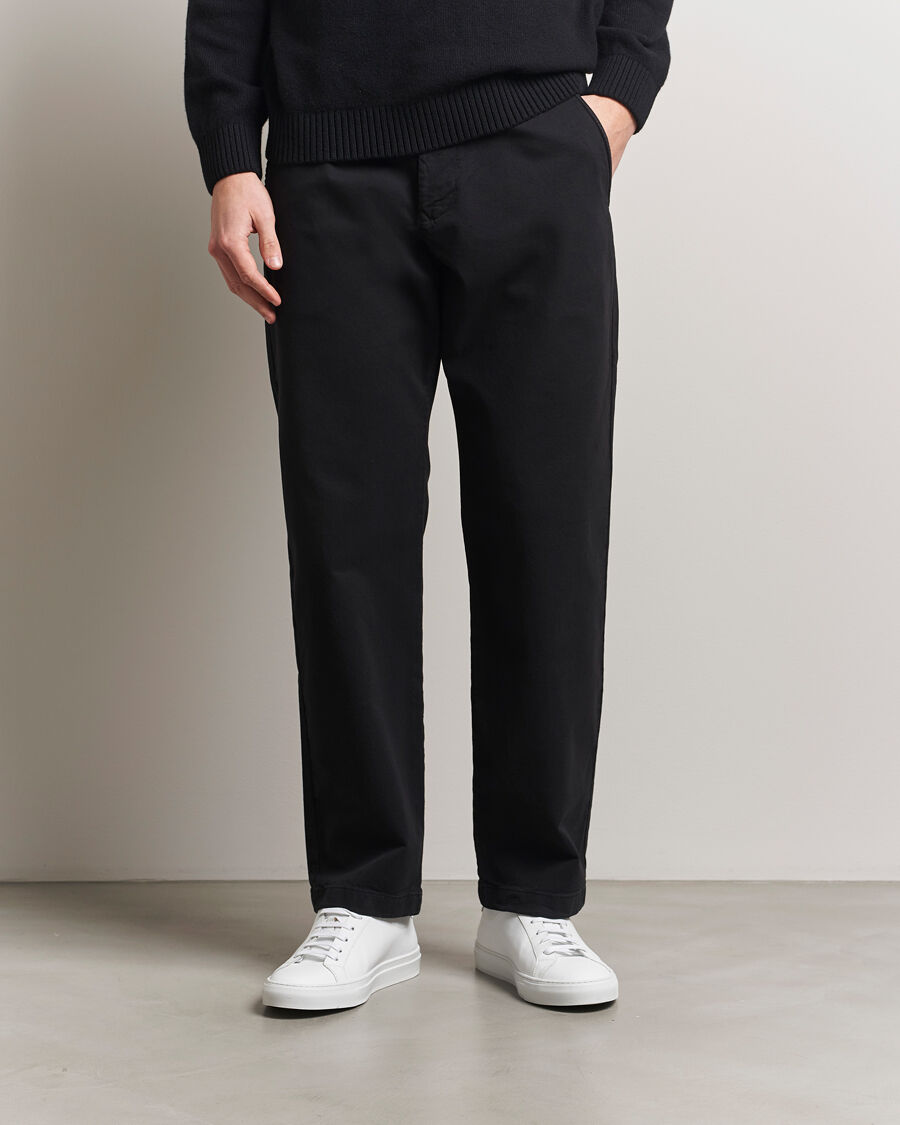 NN07 Aden Regular Fit Chinos Black men W32L32 Sort