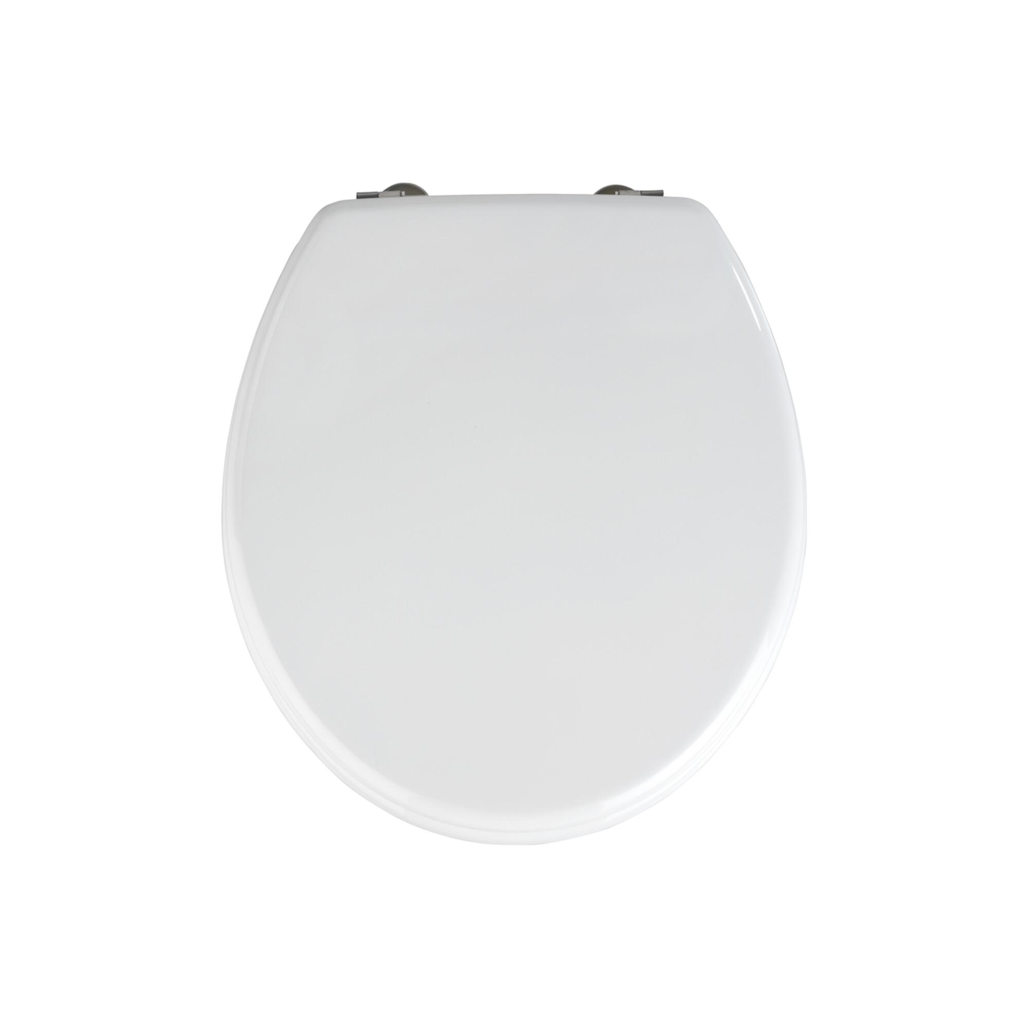 WENKO WC-Sitz Prima, MDF FSC Weiß Ohne Absenkautomatik WC-Sitze - Bad (152004100)