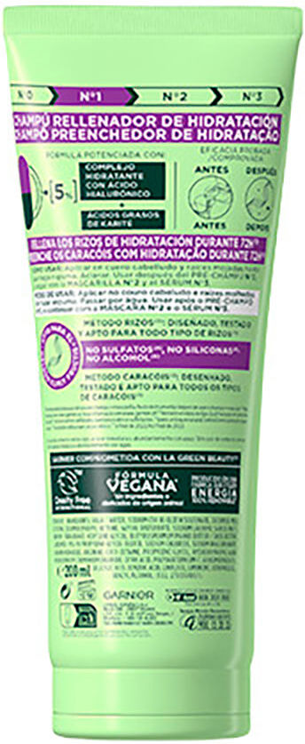 Garnier Fructis Método Rizo Nº1 shampooing 200 ml
