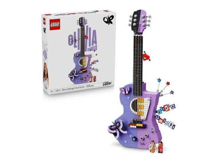 LEGO® Olivia Rodrigos Gitarre (43031), LEGO Editions Music Konstruktionsspielsteine, (1228 St), Made in Europe