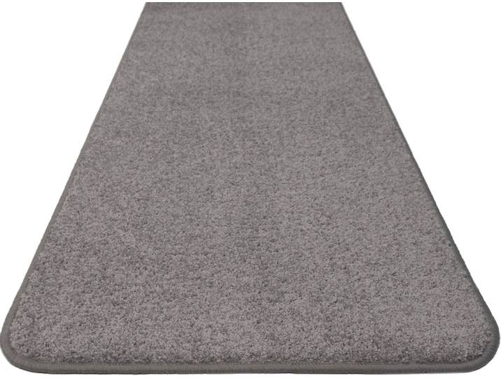 Teppich Teppich MUMBAI , grau (silbergrau), B:120cm H:13mm L:170cm, Polypropylen (PP), PRIMAFLOR-IDEEN IN TEXTIL, Teppiche, Teppich, weicher Kurzflor, Uni Farben, auch als Läufer, Wohnzimmer