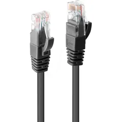 LINDY 48076 - Patchkabel, U/UTP, Cat.6, 0,5 m, schwarz