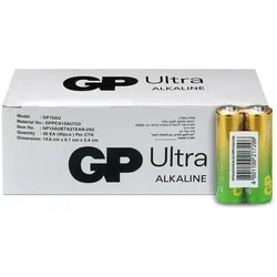 GP Batteries Bateria alkaliczna AA / LR6 GP Ultra Alkaline G-TECH - 40 sztuk (40 Stk., AA), Batterien + Akkus