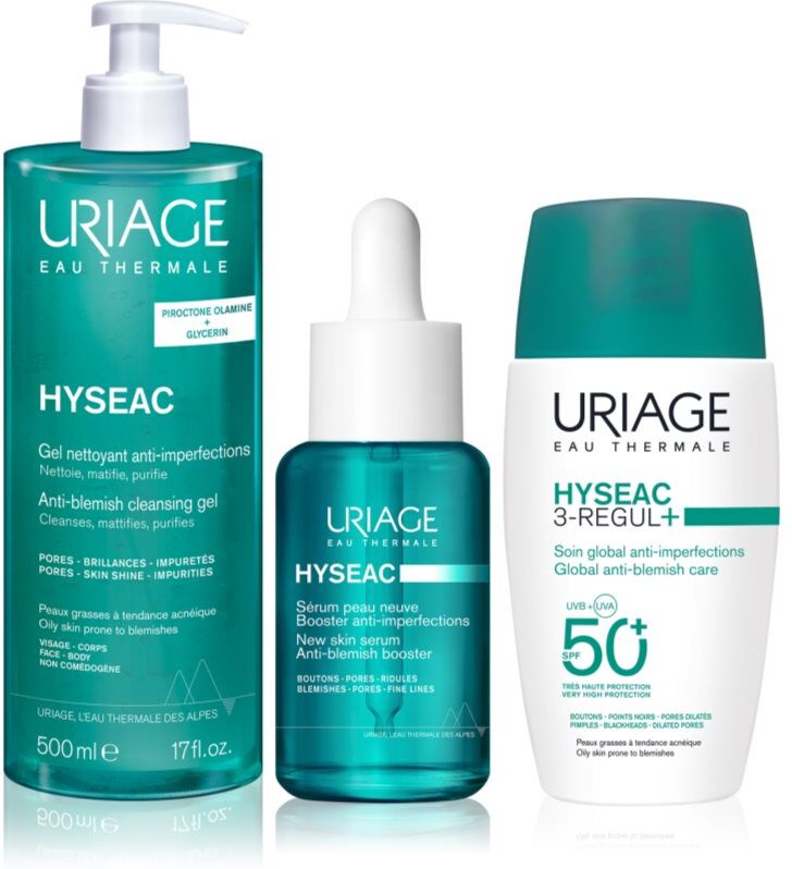 Uriage Hyseac Acne-Prone Skin Care Set set for oily acne-prone skin