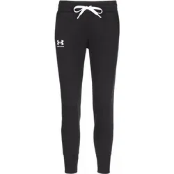Under Armour, Damen, Sporthose, Rival Fleece Trainingshose Damen (XXL), Schwarz