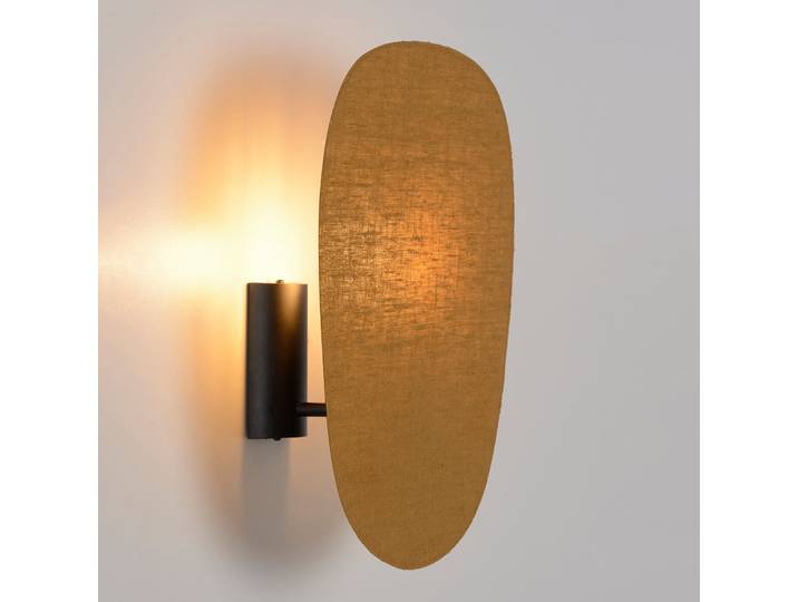 Applique murale Screen 70's Hauteur 40 cm curry Textile - MARKET SET - Couloir - Tissu / textile - Rond