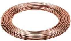 Wednesbury 8mm x 10 Metres Copper Pipe Coil