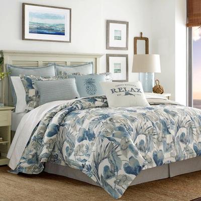Revman International Raw Coast Comforter Set Blue, King, Blue