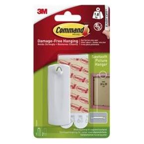 3M Command Sawtooth 1 Hook+2 Strips 17040-1 (7100336642)