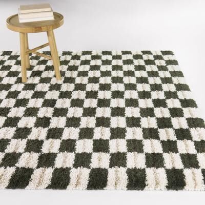 Balta Rugs Bateman Modern Checkered Shag Area Rug