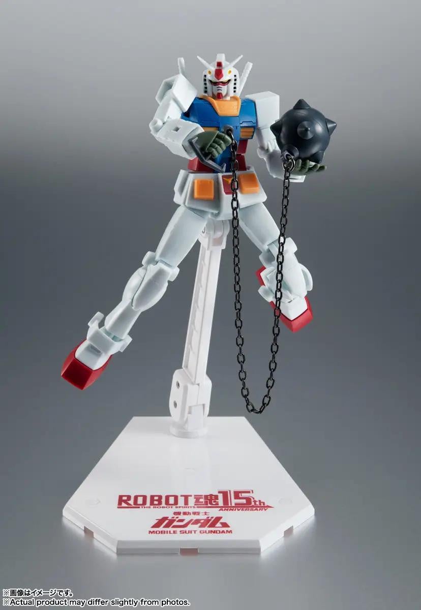 Bandai Figuur RX-78-2 Gundam Ver. A.N.I.M.E. 15e verjaardag, 12,5 cm