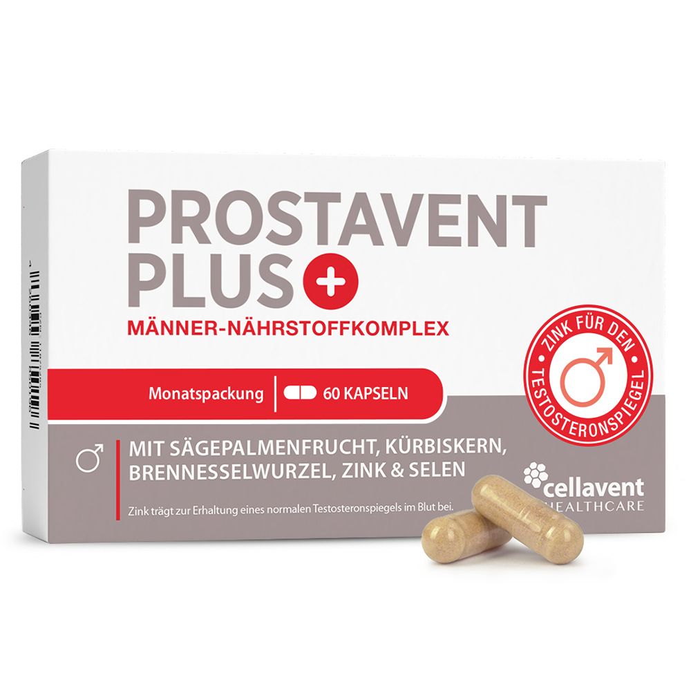 Prostavent Plus Prostata Kürbisk.Granatapf.Zn Se 60 St Kapseln