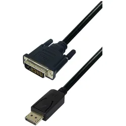 Maxtrack DisplayPort Kabel (1 m), Videokabel, Schwarz
