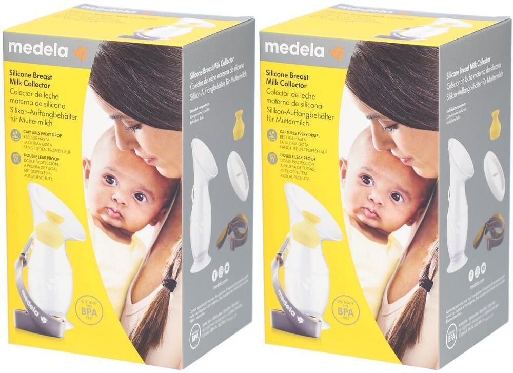 Medela Muttermilch Auffangbehälter Silikon 2x 2x1 St