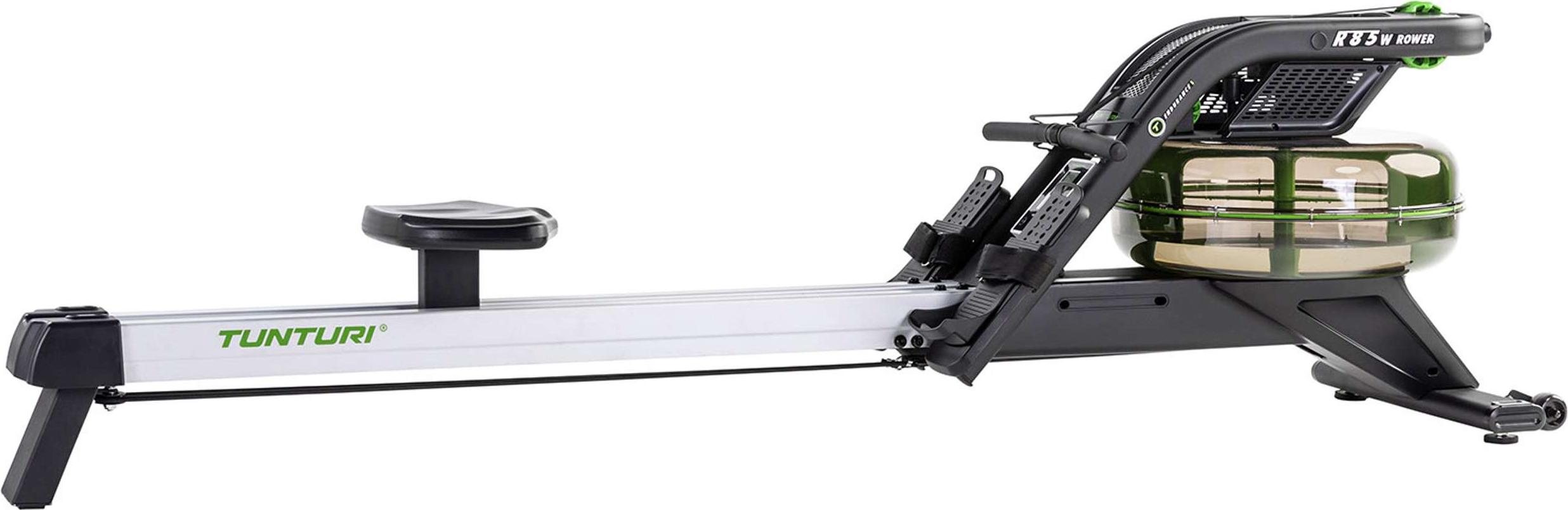 Tunturi Rudergerät R85W Signature, Rudermaschine mit 8 Programmen, Ruderergometer mit Wasser