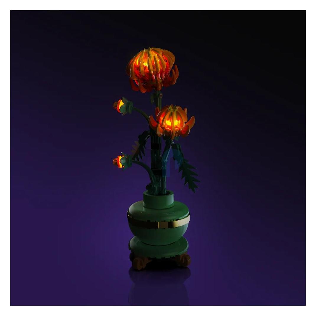 Light my bricks LMB 2.0 LED Licht Set für LEGO 10368 Chrysantheme (10368)