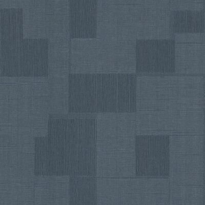 York Wallcoverings Contour Navy Wallpaper