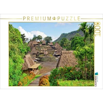 CALVENDO Puzzle Bena Dorf | 1000 Teile Lege-Größe 64x48cm Foto-Puzzle für glückliche Stunden