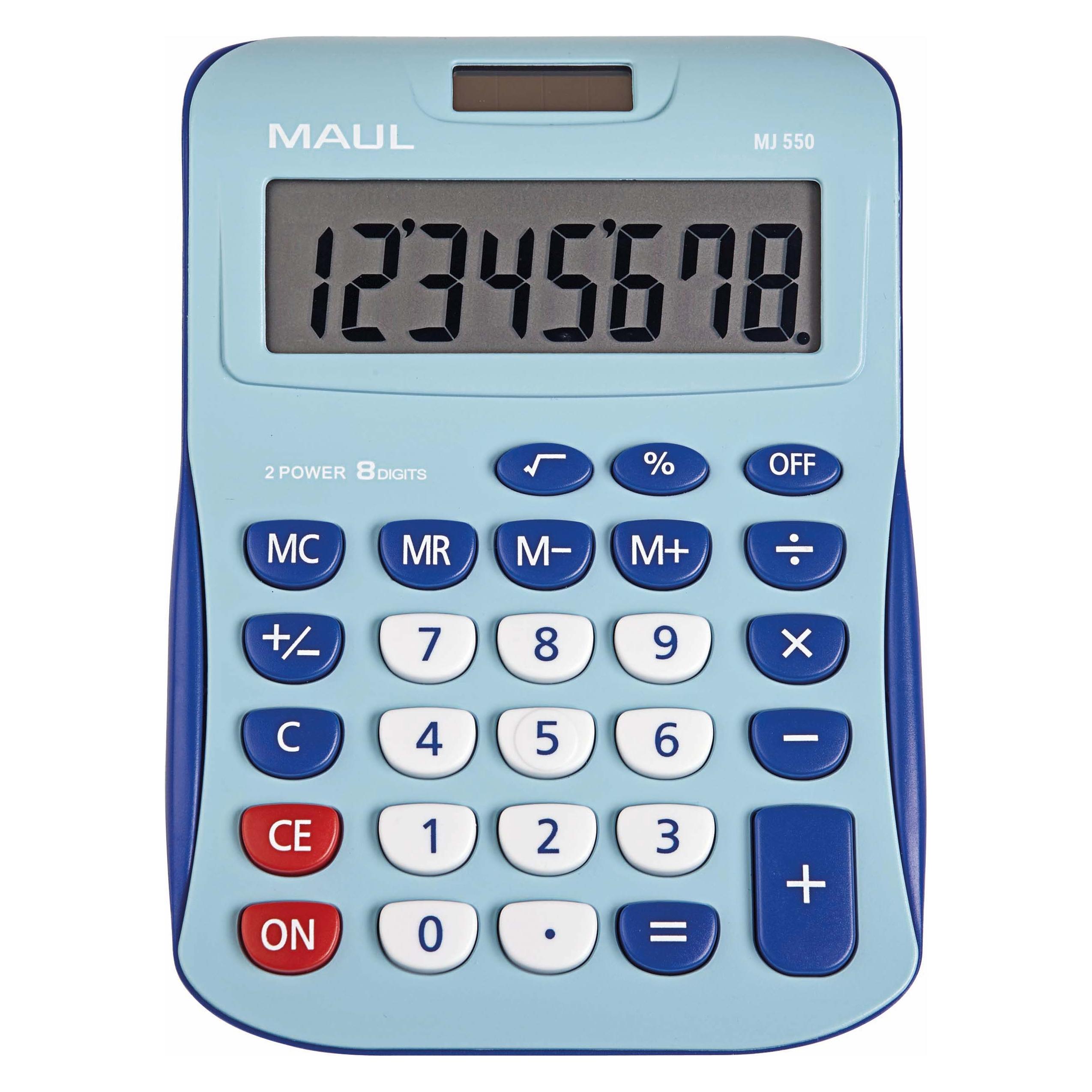 Maul Taschenrechner MJ550 Junior Blau (Batteriebetrieb) (7263434)