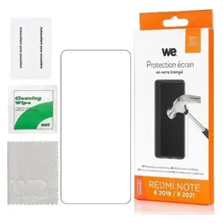 We-Vibe WE Verre trempé XIAOMI REDMI NOTE 8: Protection écran - anti-rayures - anti-bull (Xiaomi Redmi Note 8, Xiaomi Redmi Note 8 2021), Smartphone Hülle, Transparent