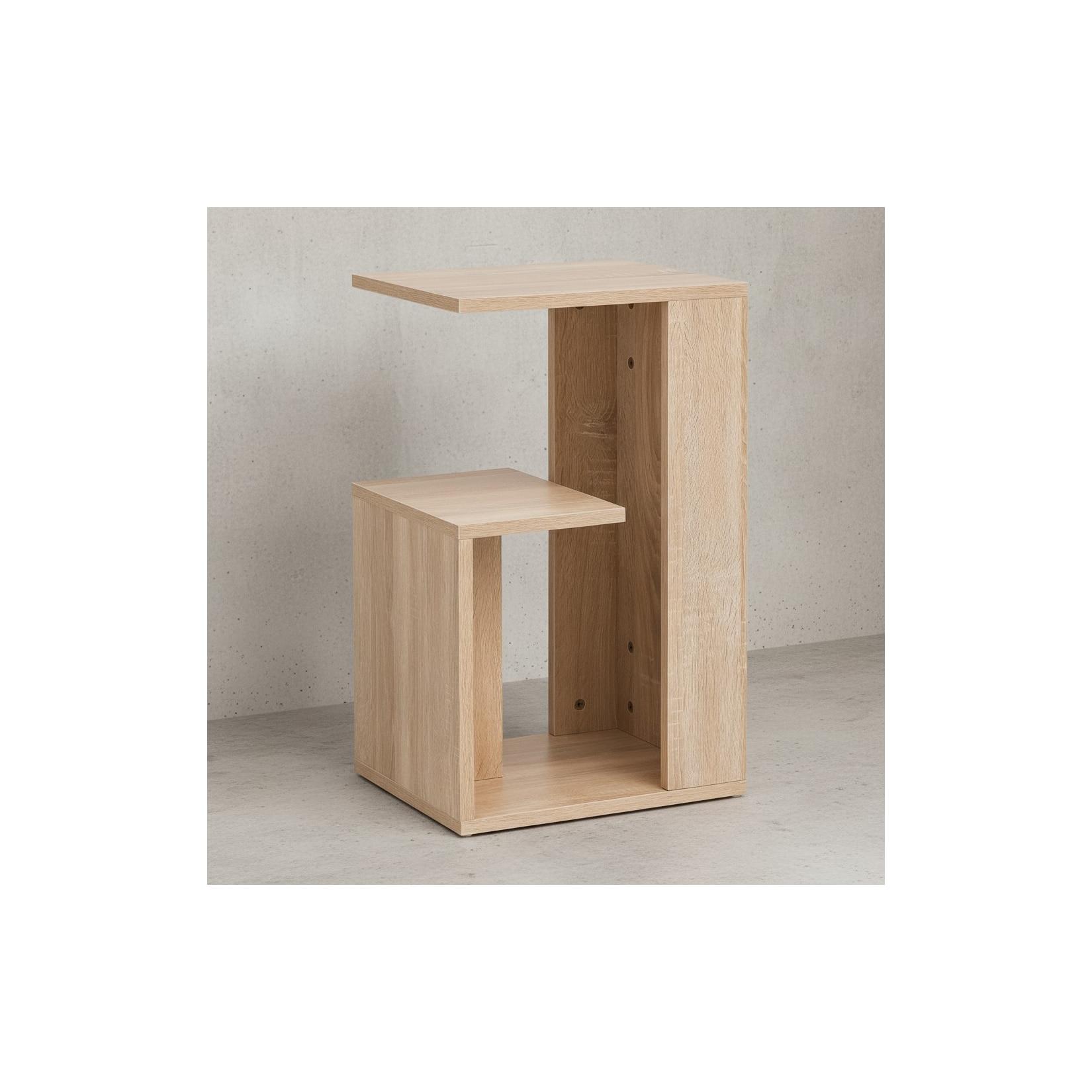 KADIMA DESIGN Beistelltisch BRENTA Holz: 3 Ablagen, 35x61x30 cm, Melaminharzbeschichtung