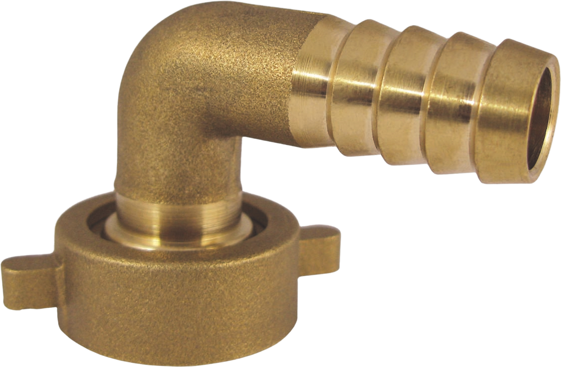 Raccord de tuyau coudé AquaCraft 2/3 1001000072 3/4" environ 13 mm (1/2"), laiton