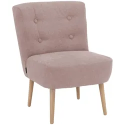 SESSEL Kamle Bezug Flachgewebe Buche natur / rosé