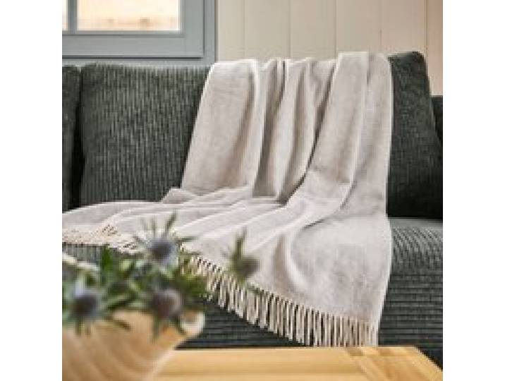 Plaid coton polyester recyclé Perrin