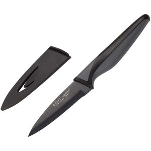 Echtwerk Gemüsemesser Black Steel, 9 cm Edelstahlklinge, Kunststoffgriff