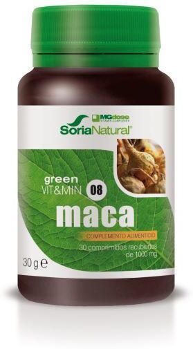 Soria Natural Maca MGdose 30 Tablets