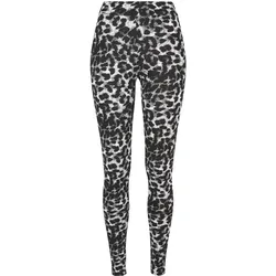 Urban Classics, Damen, Tights, Ladies Soft AOP Leggings (3XL), Schwarz