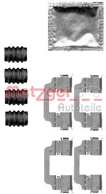 Metzger Autoteile Zubehörsatz, Scheibenbremsbelag Greenparts 109-1828