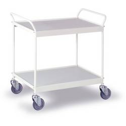 Ebinger 0300W Etagenwagen Feststeller Stahl pulverbeschichtet Traglast (max.): 150 kg Reinweiß (RAL 9010)