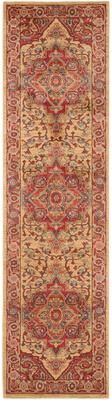 SAFAVIEH Mahal Reka Traditional Grandeur Red/ Natural Rug