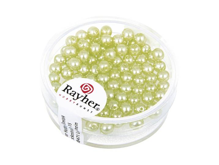 Rayher Renaissance Glaswachsperlen 4 mm 85 Stück
