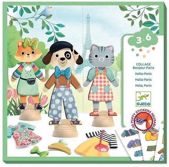 Collage : Bonjour Paris - Djeco