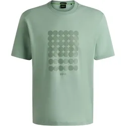 HUGO BOSS T-Shirt Print Striped C, gruen