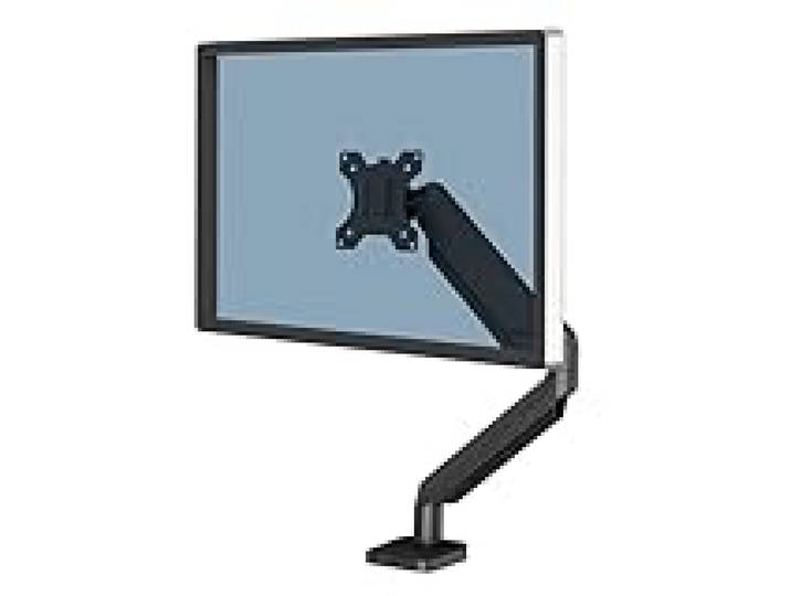 Fellowes Bras Porte Écran Platinum Simple pour 1 Moniteur Jusqu'à 32 , Hauteur Ajustable, Norme VESA, 2 Ports USB