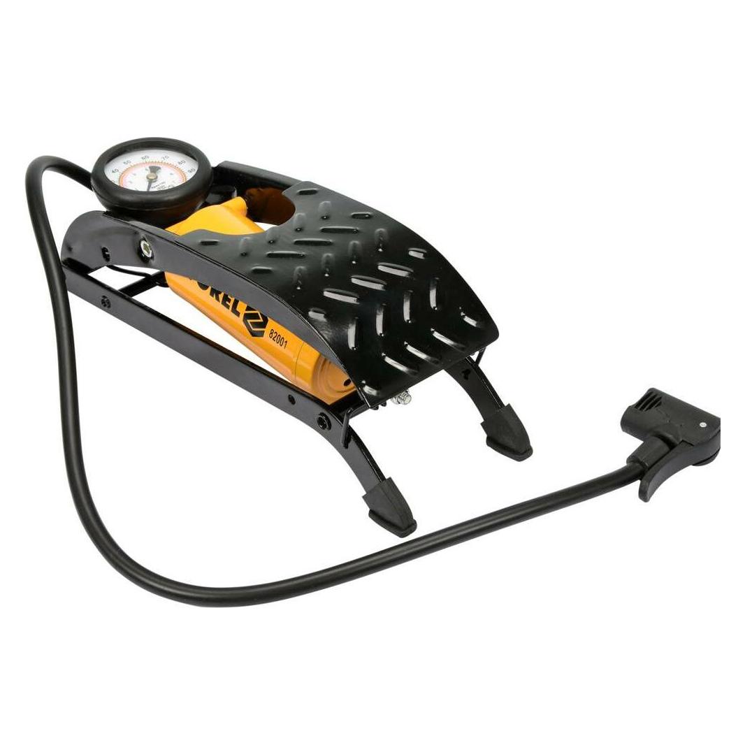 Toya Yato 82001 - Single Cylinder Foot Pump with Gauge (412.90 mm) (82001)
