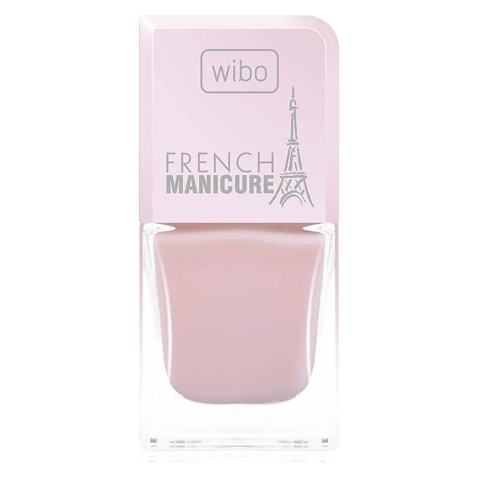 Wibo French Manicure Nail Polish 3 8.5Ml (Nude, Transparent-Rosa, Weiss, Farblack) (5901801603696)