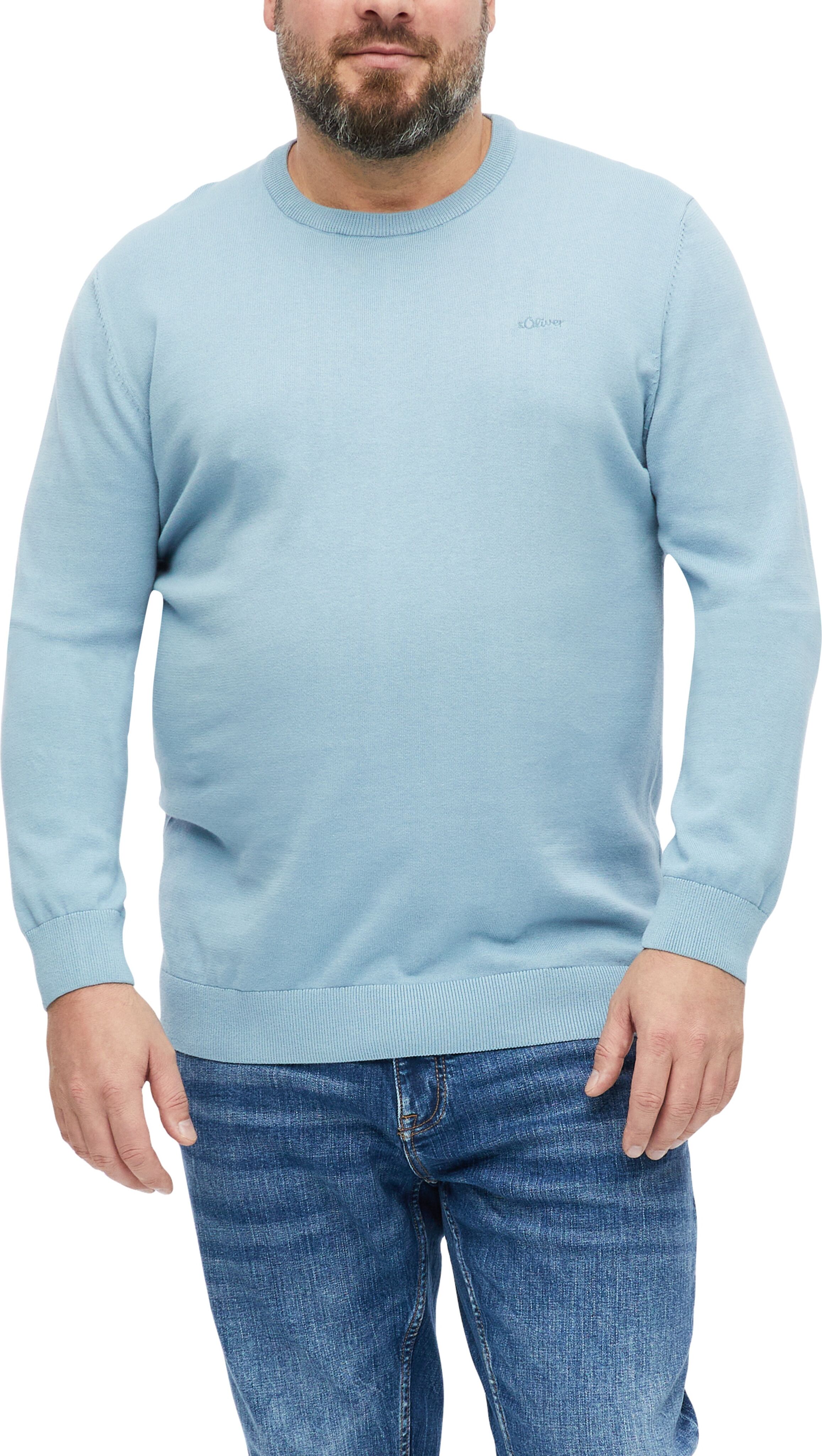 s.Oliver Men Big Sizes Big Sizes / Grosse Grössen blau sky 4XL
