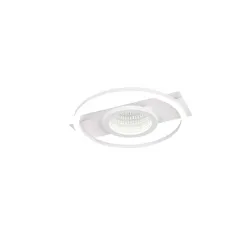 Deckenleuchte Deckenlampe Wohnzimmerlampe Metall weiß neutralweiß LED L 35 cm