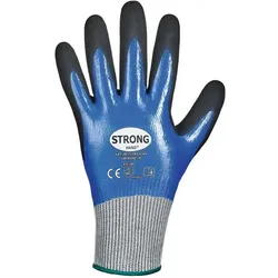 Stronghand, Schutzhandschuhe, Schnittschutzhandschuhe Delano Grösse 10 dunkelblau/schwarz EN 388 PSA-Kategorie II (10)