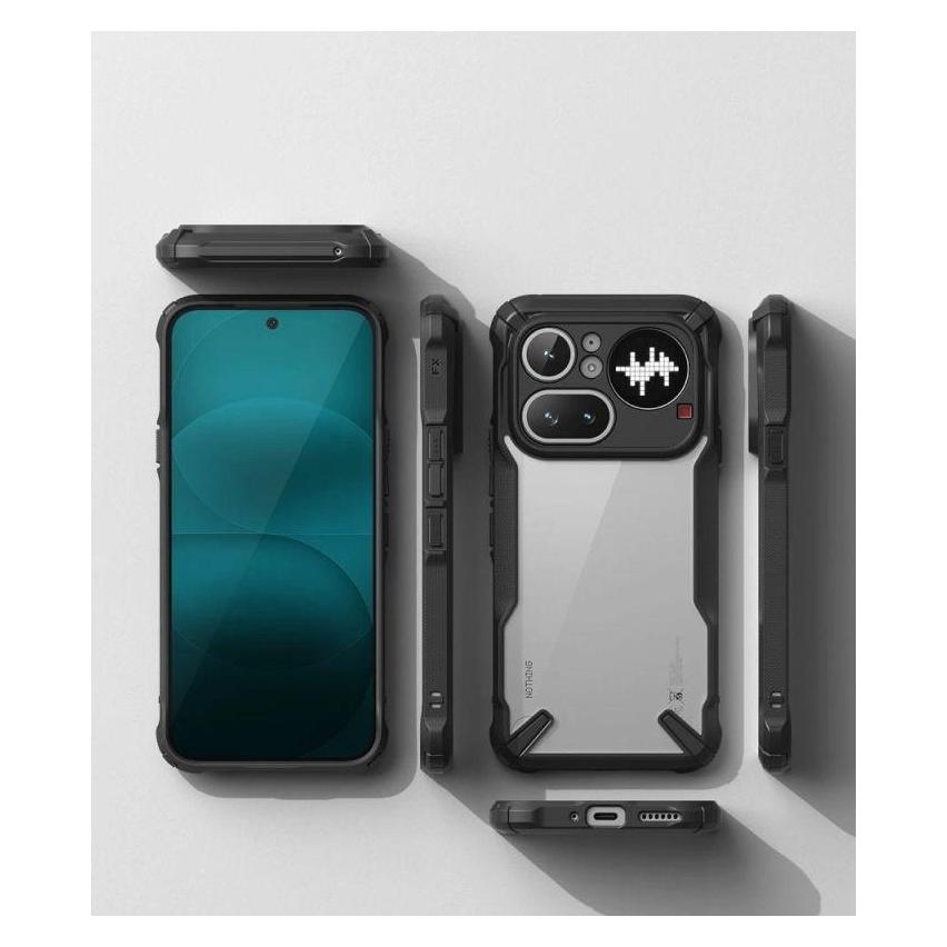 Ringke Fusion X Nothing Phone 4a Pro Black (Nothing Phone (4a) Pro) (8800328818842)