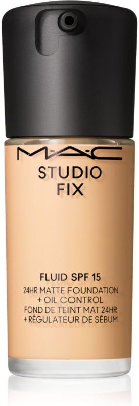 MAC Cosmetics Studio Fix Fluid SPF 15 24HR Matte Foundation + Oil Control Matterende foundation SPF 15 Skygge NC15 30 ml