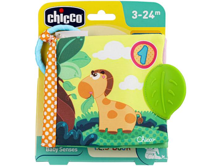 Chicco Stoff Buch 123 3+ Monate