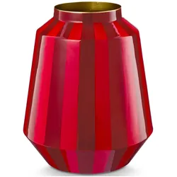 PIP Studio, Vase, Love Birds Metall Vase dunkelrot 29cm (1x)