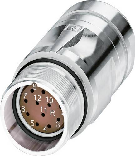 Phoenix Contact M23 Kupplungsteckverbinder mit SPEEDCON 1620016 CA-12F1N8A95DU Silber Inhalt: 1St.