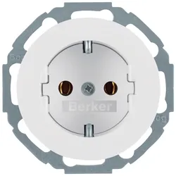 Berker 47272089 Steckdose SCHUKO 45° R.1/R.3 pw