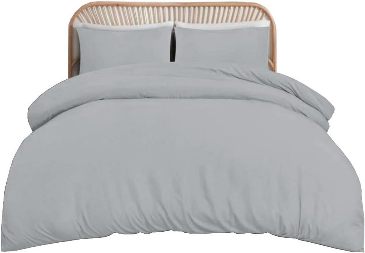 Luxe Microvezel Dekbedovertrekset met Omkeerbare Kleuren en Hoeslakens voor Volwassenen